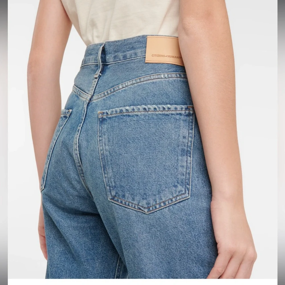 SOLD- CITIZENS OF HUMANITY Libby Flare High Waisted Bootcut Jeans In Big Sky - Picture 4 of 12